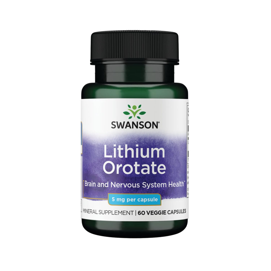 Swanson Lithium Orotate Antioxidant Mood Emotional Well
