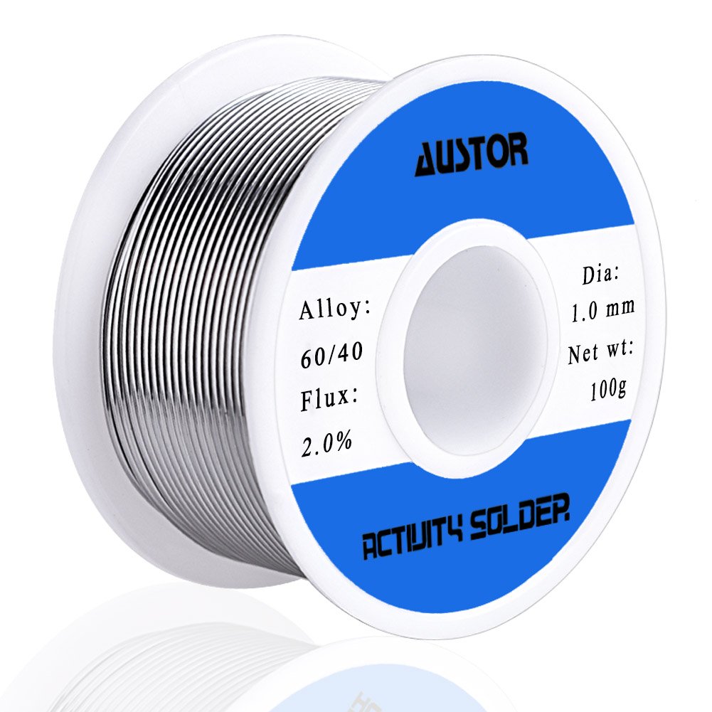 AUSTOR 60-40 Tin Lead Rosin Core Solder Wire for Electr