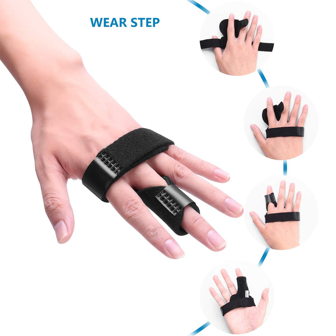 Clispeed Trigger Finger Splint Built-in Aluminium Suppo