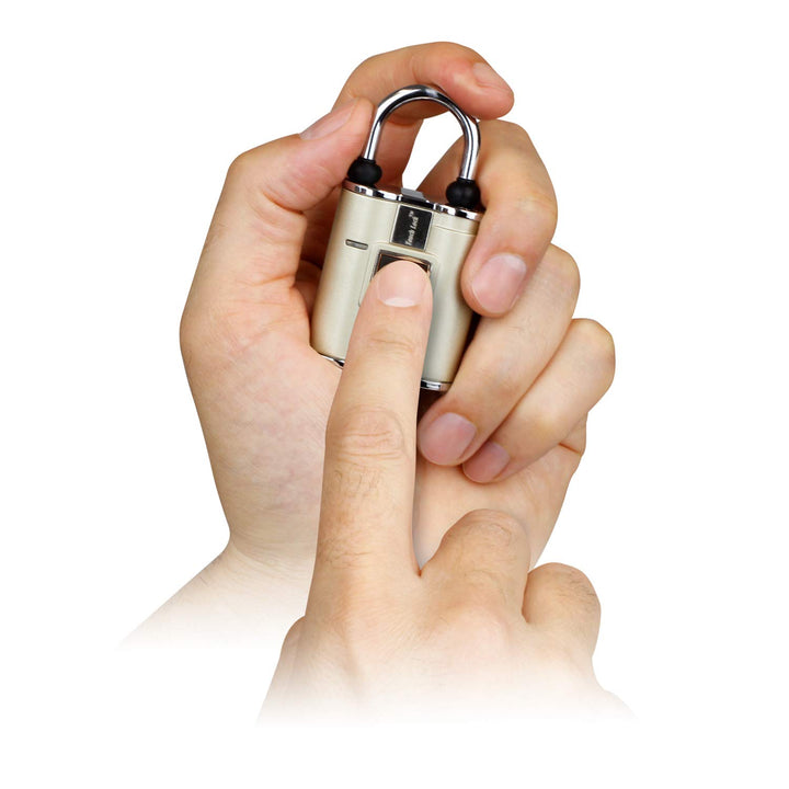 Bio-Key TouchLock TSA Approved All Weather Keyless Bio-Lock with Fingerprint Recognition - Touchscreen (ATLTSAF), Silver