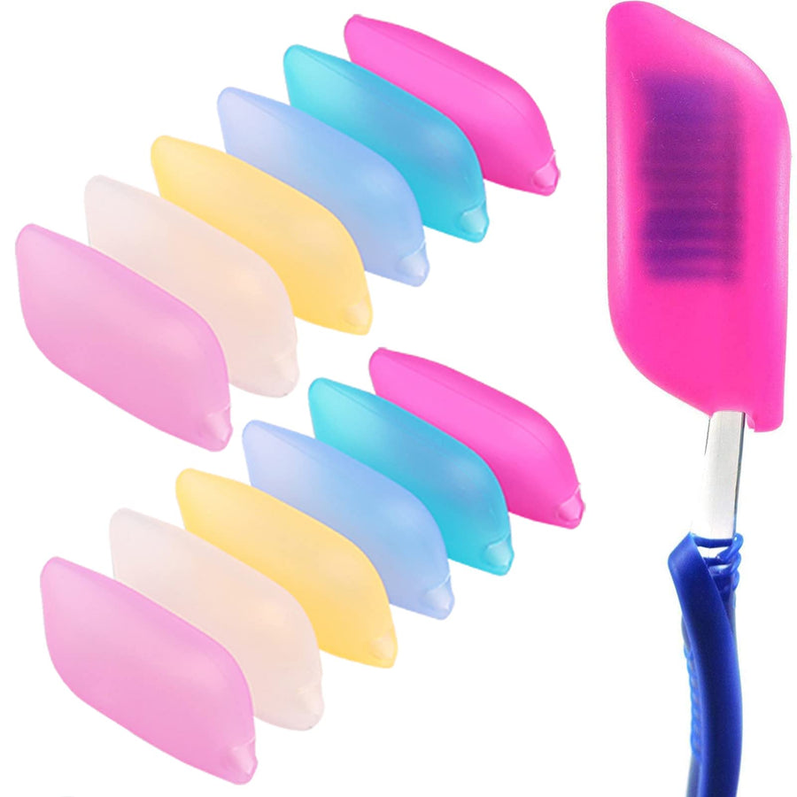 V-TOP Silicone Toothbrush Cover Case Pack of 12, Great 