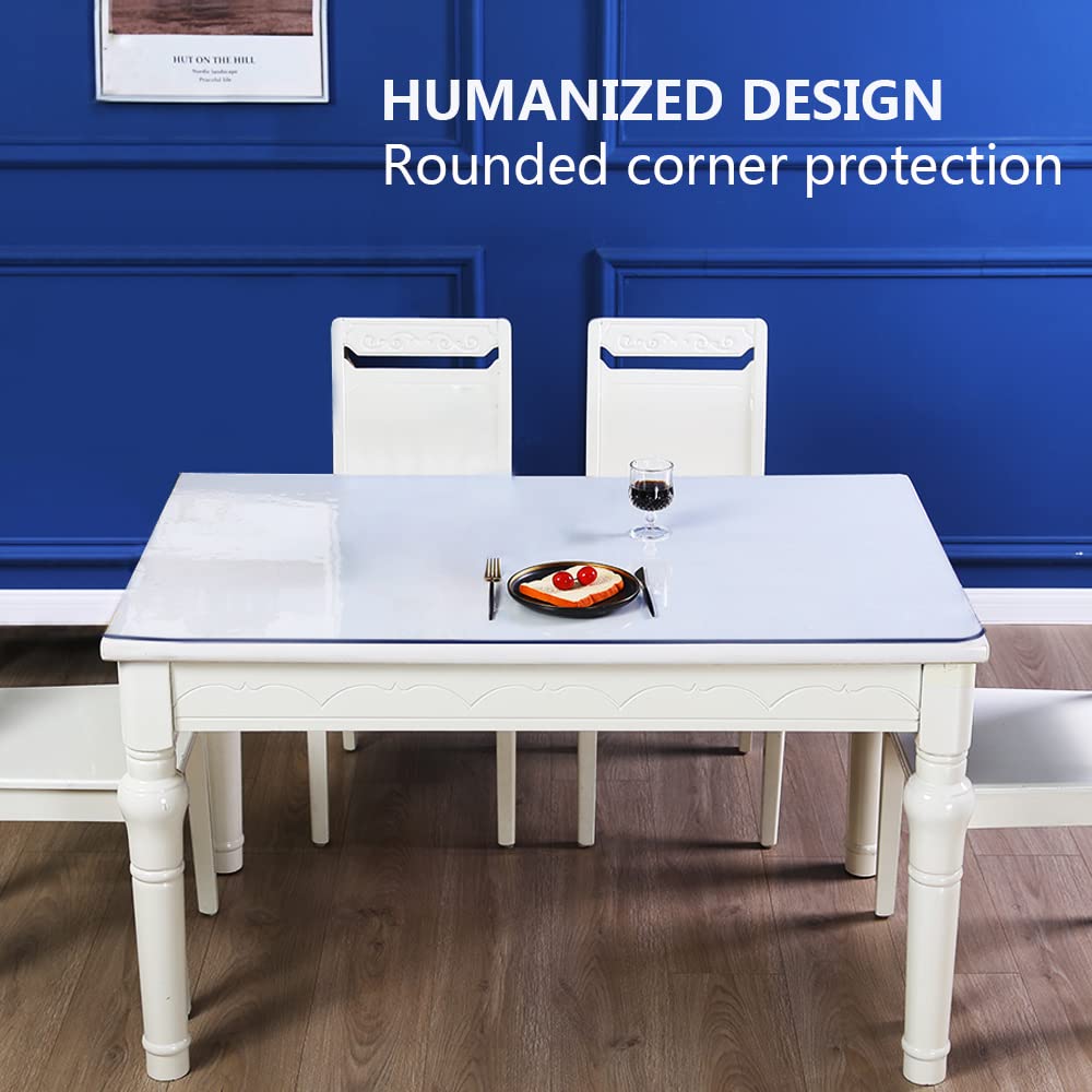 16x22 Transparent Table Cover Mat Table Protector Plast