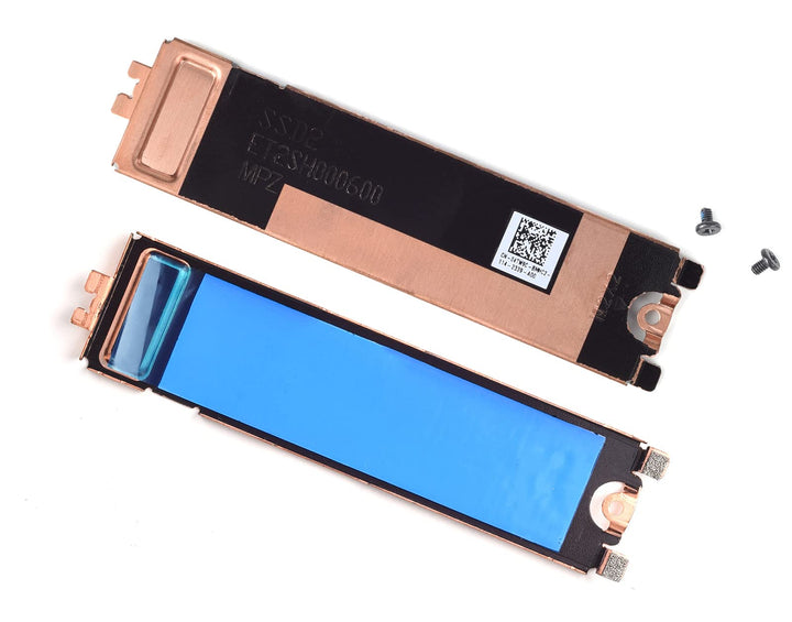 First SSD M.2 2280 NVMe Heatsink Pad Hard Drive Heat Shield 04TW9C 4TW9C 3JJDG 03JJDG for Dell XPS 15 9500 9510 9520, Dell Precision 5550 5560, Latitude 15 5500 Laptop Thermal Bracket for SSD1