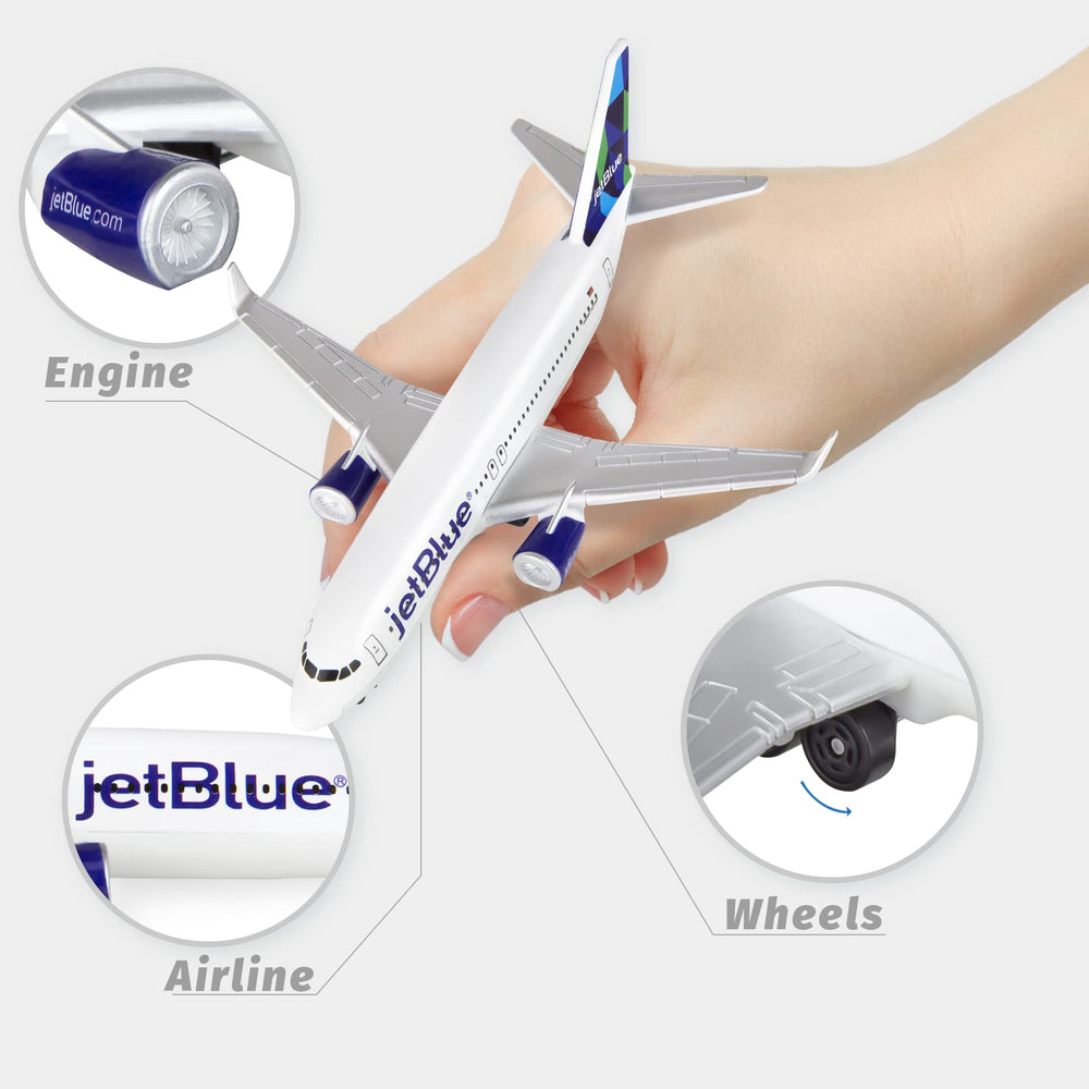Model Planes Jet Blue Model Airplane Plane Aircraft Model for Collection & Gifts