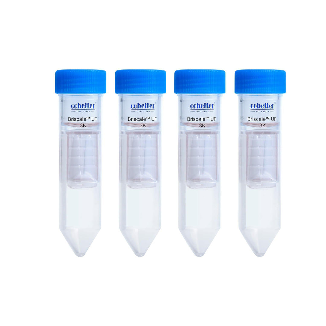 COBETTER Briscale Pack of 4 3kDa Ultra Centrifugal Filt
