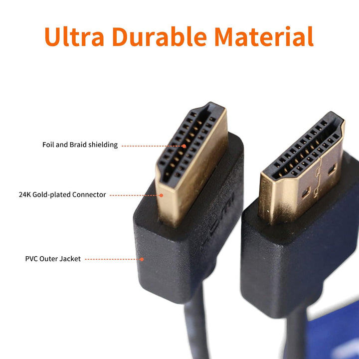 Eonvic High Speed 2.0 HDMI Thin Flexible Cable for Z-CA