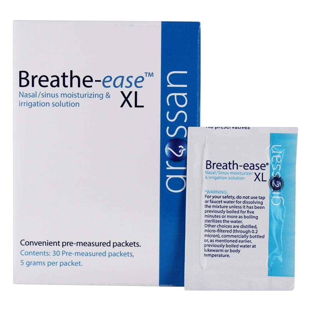 Grossan Breathe-Easexl Nasal Sinus Irrigation Packets, 