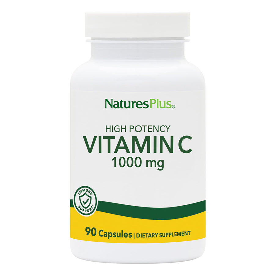 Natures Plus Vitamin C - 1000 mg Ascorbic Acid, 90 Vege