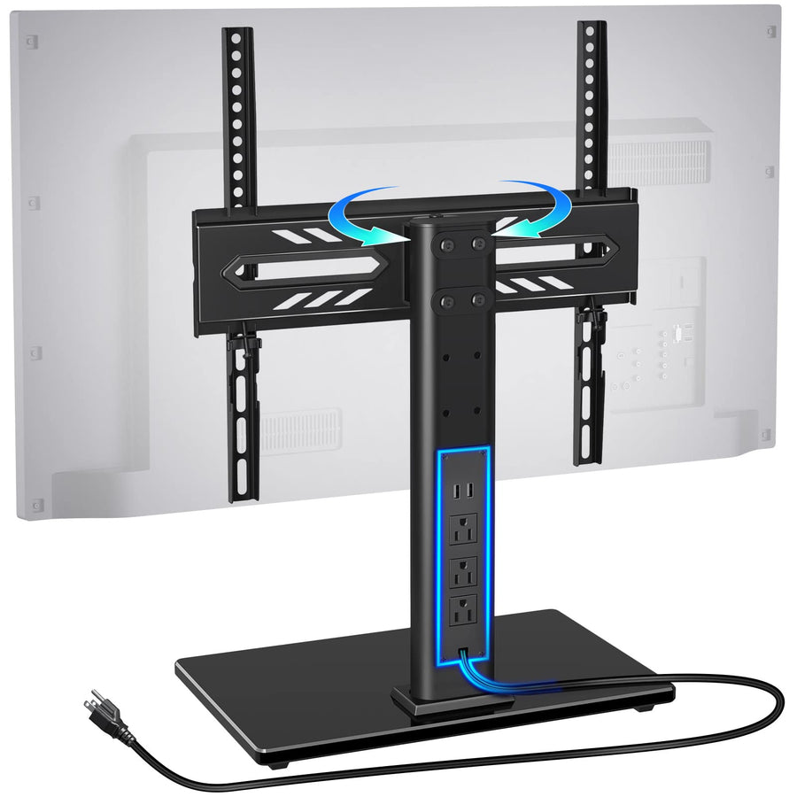Greenstell TV Stand with Power Outlet, Universal TV Mou