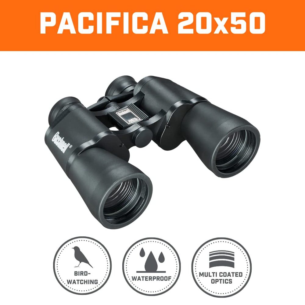 Pacifica 20 x 50mm Super High-Powered Porro Prism Binoculars