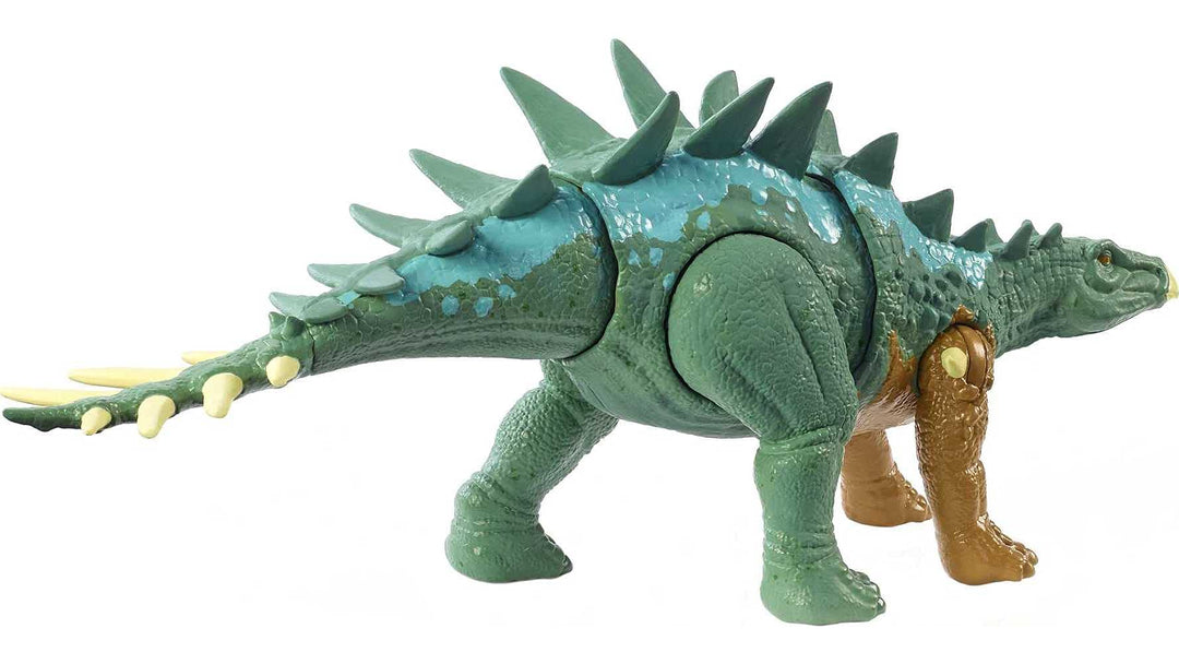Jurassic World Toys Fierce Force Chialingosaurus Dinosaur Action Figure Movable Joints, Realistic Sculpting &amp; Single Strike Feature, Kids Gift Ages 3 Years &amp; Older