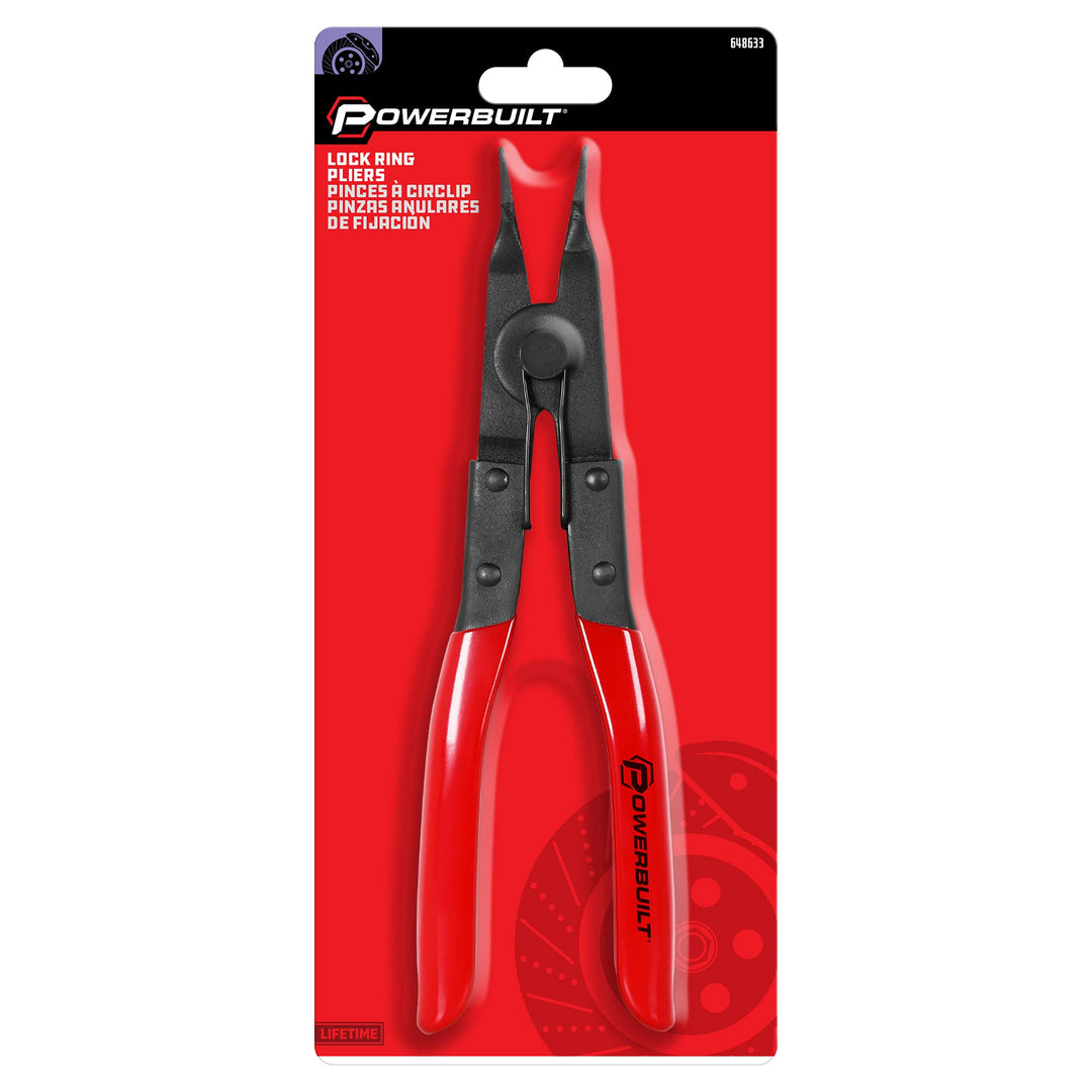 648633 Internal Snap Ring Pliers , Red