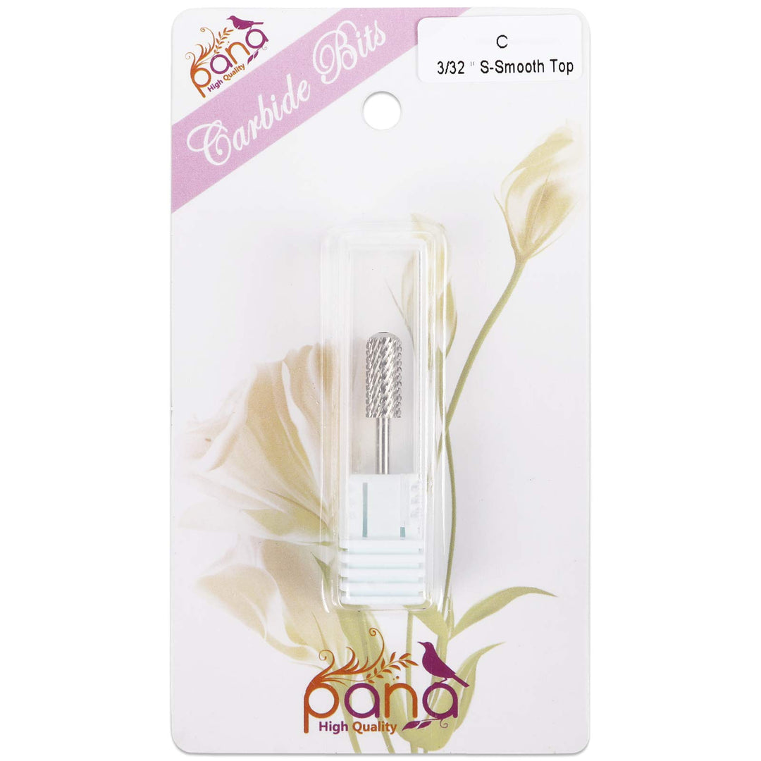 Coarse: PANA Professional 3/32 Shank Size - Smooth Top Small Barrel Silver Car