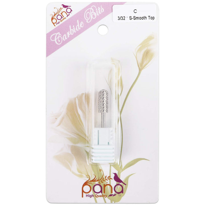 Coarse: PANA Professional 3/32 Shank Size - Smooth Top Small Barrel Silver Car