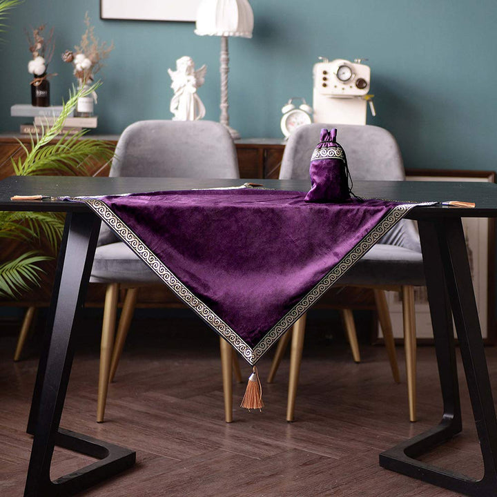 ARTABLE Tarot Cards Table Cloth Altar Tablecloth Velvet
