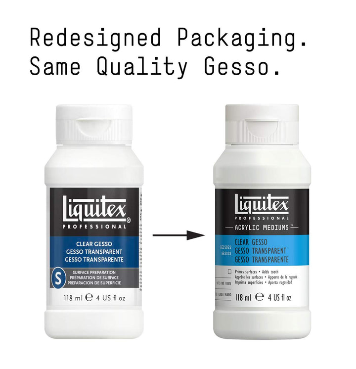 Liquitex Professional Gesso Surface Prep Medium, 118ml 