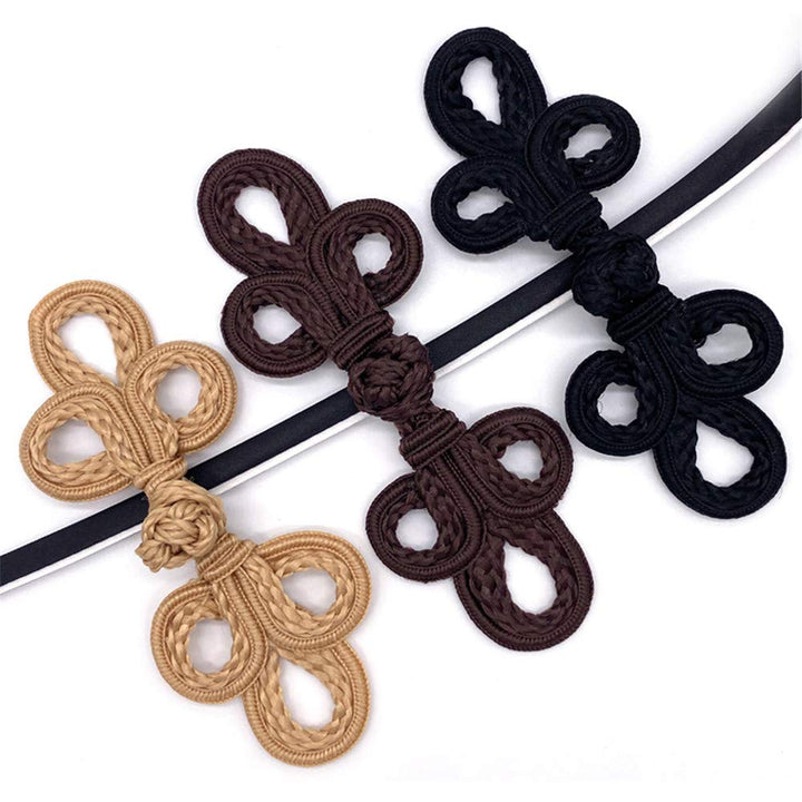EvaGO 10 Pairs Chinese Knots Frog Buttons Closure Sewin
