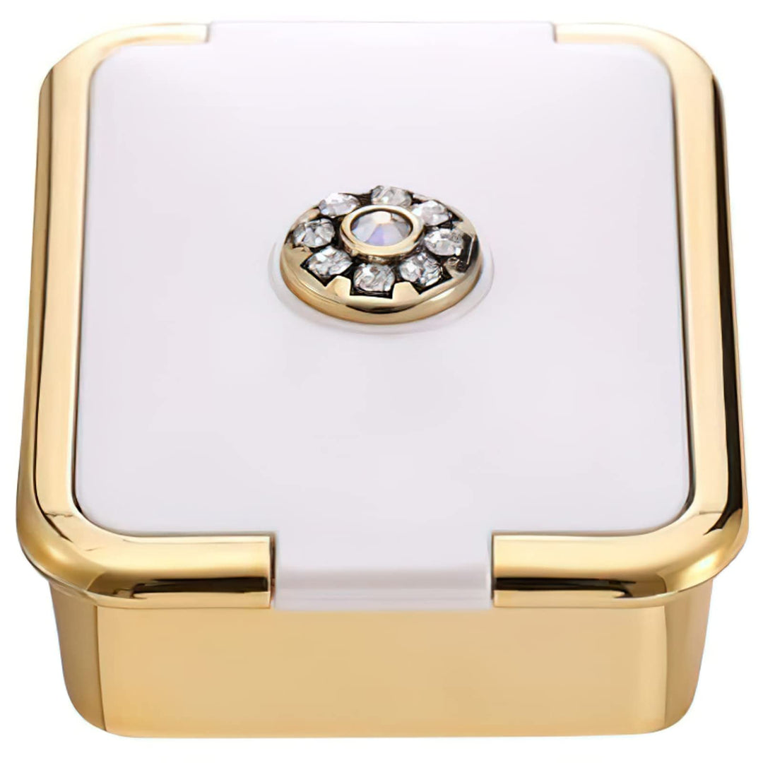 PuTwo Pill Organizer with Swarovski Crystals,Decorative