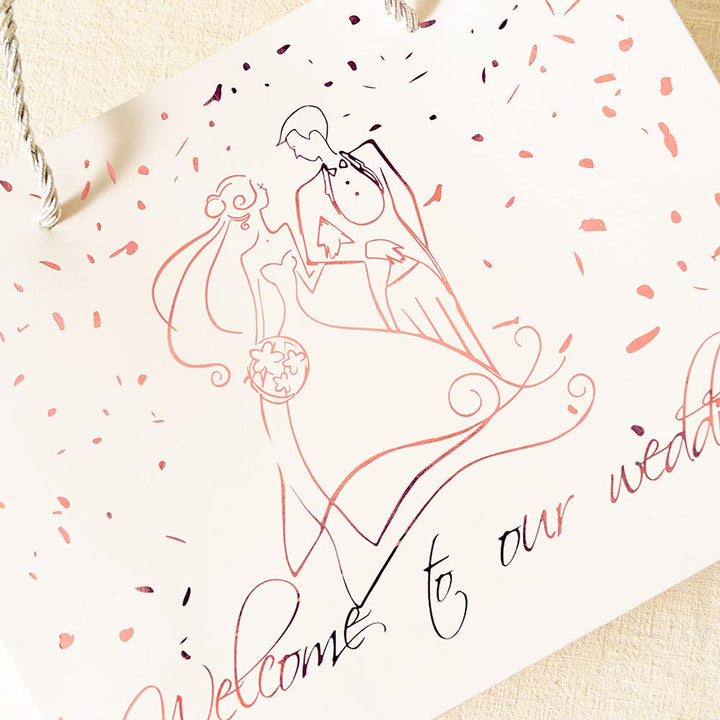 Crisky Welcome to Our Wedding Gift Bags for Hotel Guest