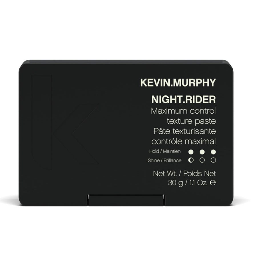 KEVIN.MURPHY NIGHT.RIDER - Strong Hair Paste - For All Hair Types - Hair Moulding Paste - Boosts Hair Shine - Strong Hold Hair Care - Matte Texture - Travel Size - 30 g / 1.1 oz