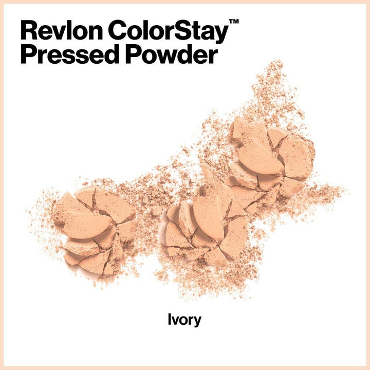 Revlon ColorStay Pressed Powder, Longwearing Oil Free, -Fragrance Free, Noncomedogenic Face Makeup, Cappuccino (410)