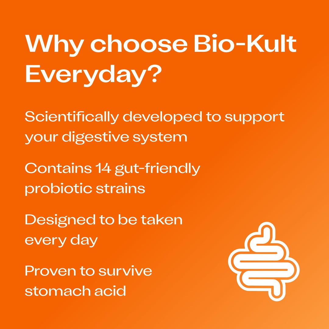 Bio-Kult Gut Health Probiotic Supplement, 14 Strains, P