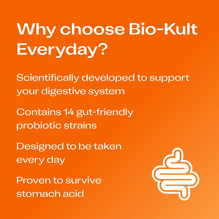 Bio-Kult Gut Health Probiotic Supplement, 14 Strains, P