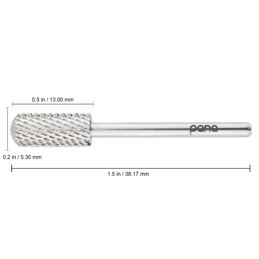 Coarse: PANA Professional 3/32 Shank Size - Smooth Top Small Barrel Silver Car