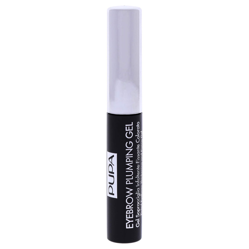 PUPA Milano Eyebrow Plumping Gel - Instant Grooming And Shaping - Fill And Volumize With Ease For Beautiful, Thick Brows - All Day Hold - Sculpt Your Arches With Precision - 002 Brown - 0.13 Oz