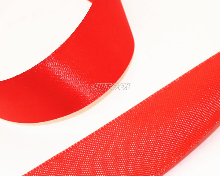 1.5 Single Face Satin Ribbon 50 Yards Roll for Wedding Details, Sewing Projects, Gift Wrapping, Invitation Embellishments and Crafting Projects Etc (Red)