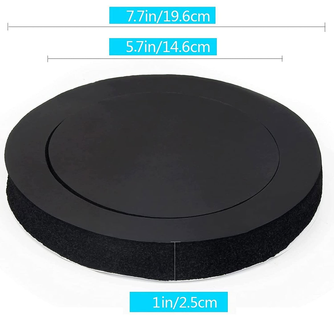 6.5 Foam Speaker Enhancer, Self Adhesive Car Speaker Fast Rings, 4Pcs Universal High Rebound Sponge Bass Blocker Kit for Car Door Speaker Foam Rings