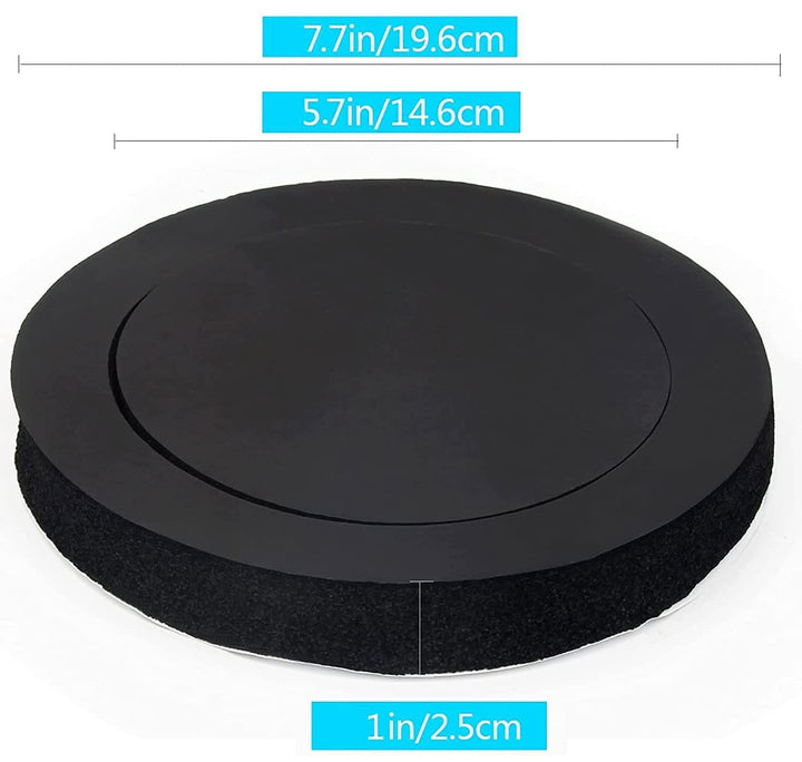 6.5 Foam Speaker Enhancer, Self Adhesive Car Speaker Fast Rings, 4Pcs Universal High Rebound Sponge Bass Blocker Kit for Car Door Speaker Foam Rings