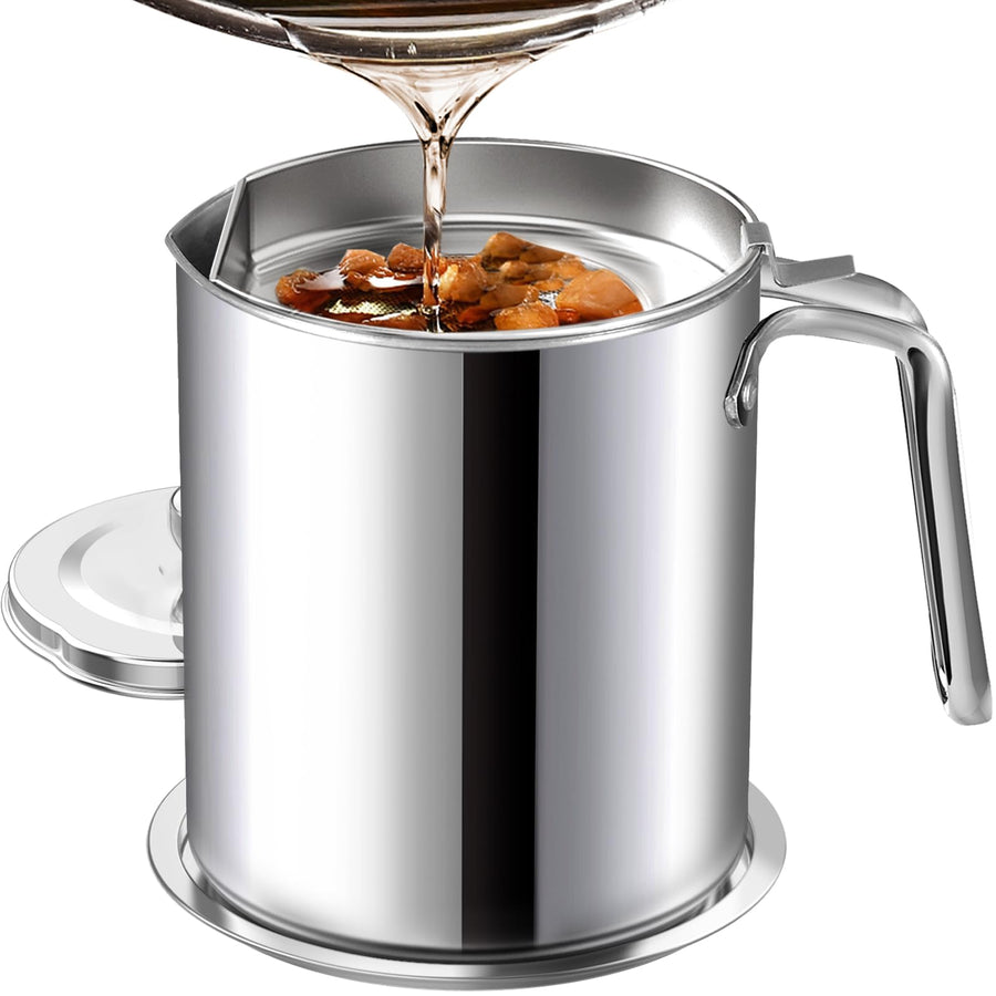 Chihee Grease Container Stainless Steel Bacon Grease Sa