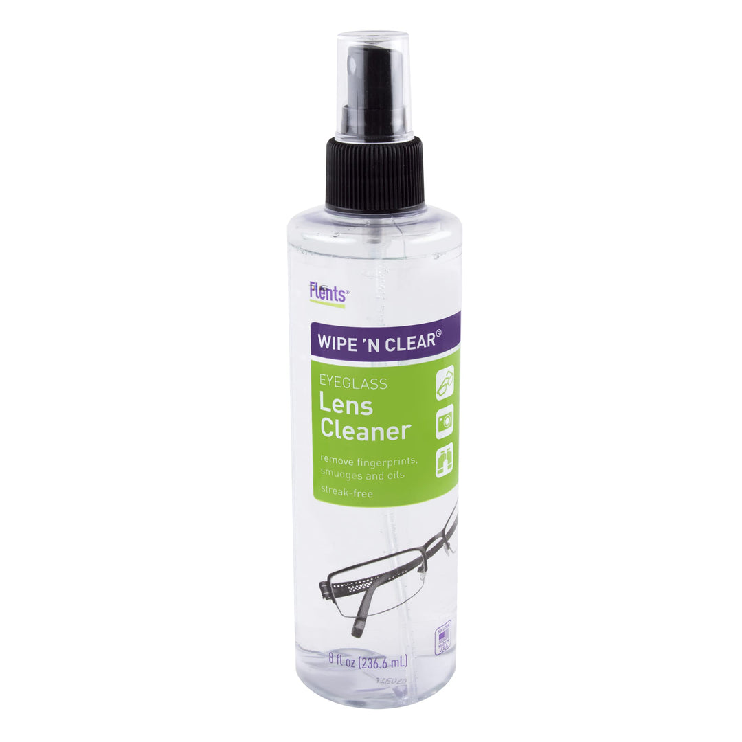 Flents Wipe N Clear Eyeglass Lens Cleaner 8 fl oz (236 