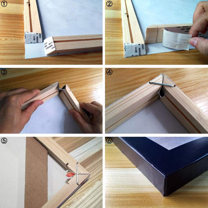 DIY Wooden Frame Kit for Oil Painting Canvas Prints Pos