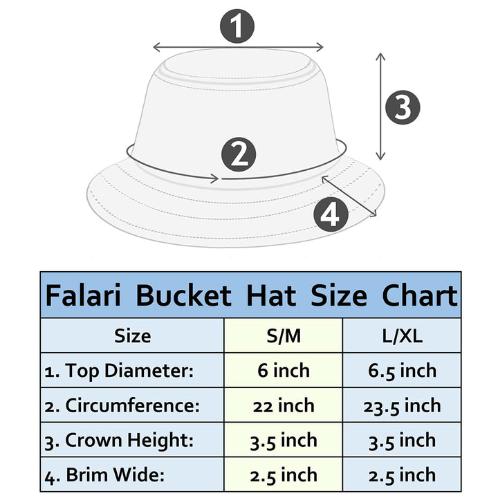 Men Women Unisex Cotton Bucket Hat 100% Cotton Packable