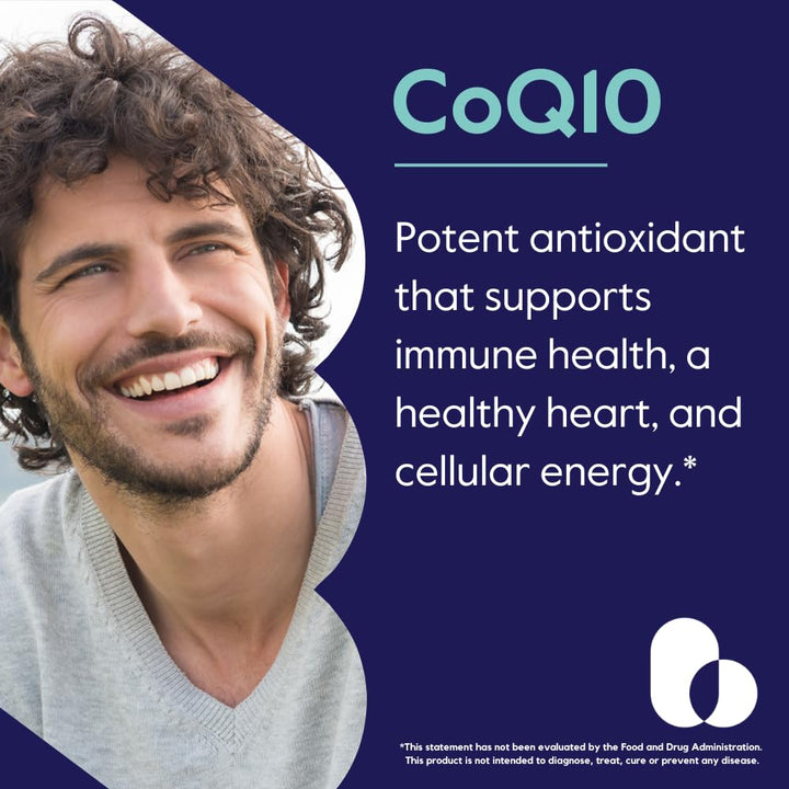 BESTVITE Coenzyme CoQ10 100mg (120 Vegetarian Capsules)