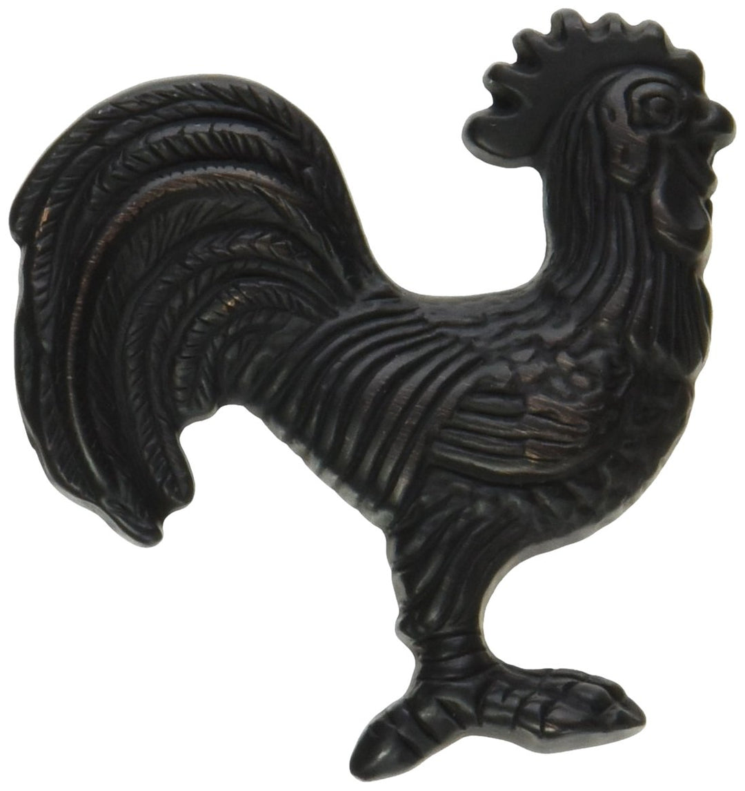 Mng Hardware MG-11013 Rooster Cabinet Knob/Pull, Face Right, Oil Rubbed Bronze