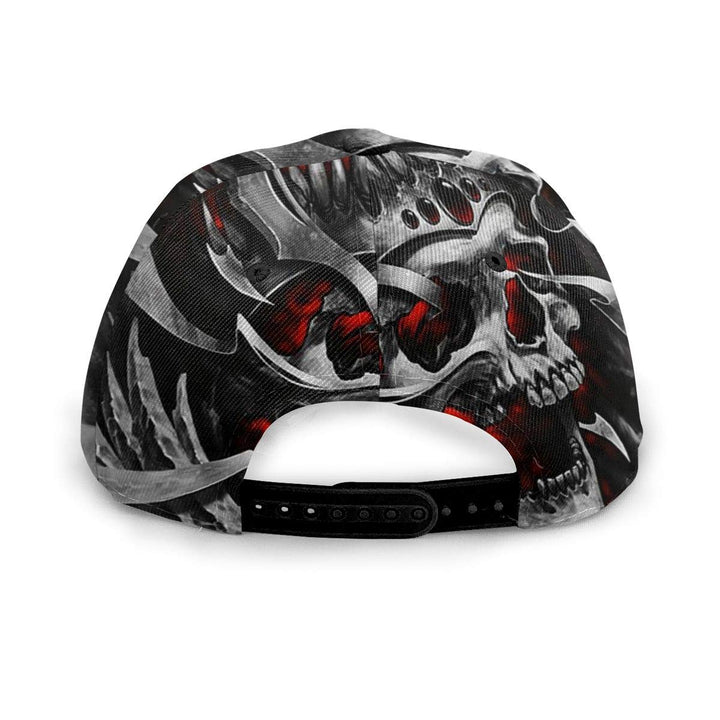 Skull Tattoo Revenge Fierce Faced Women Men Baseball Cap Adjustable Trucker Plain Hats 6 Panel Caps Polo Style Dad Hat Unisex