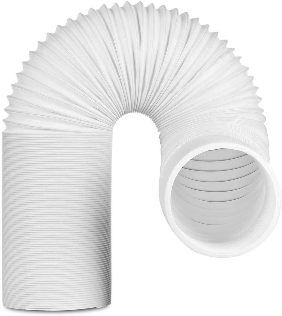 Polypropylene Portable Air Conditioner Universal Exhaust Hose - 5 Inch Diameter, 78 Inch Length, Clockwise Thread
