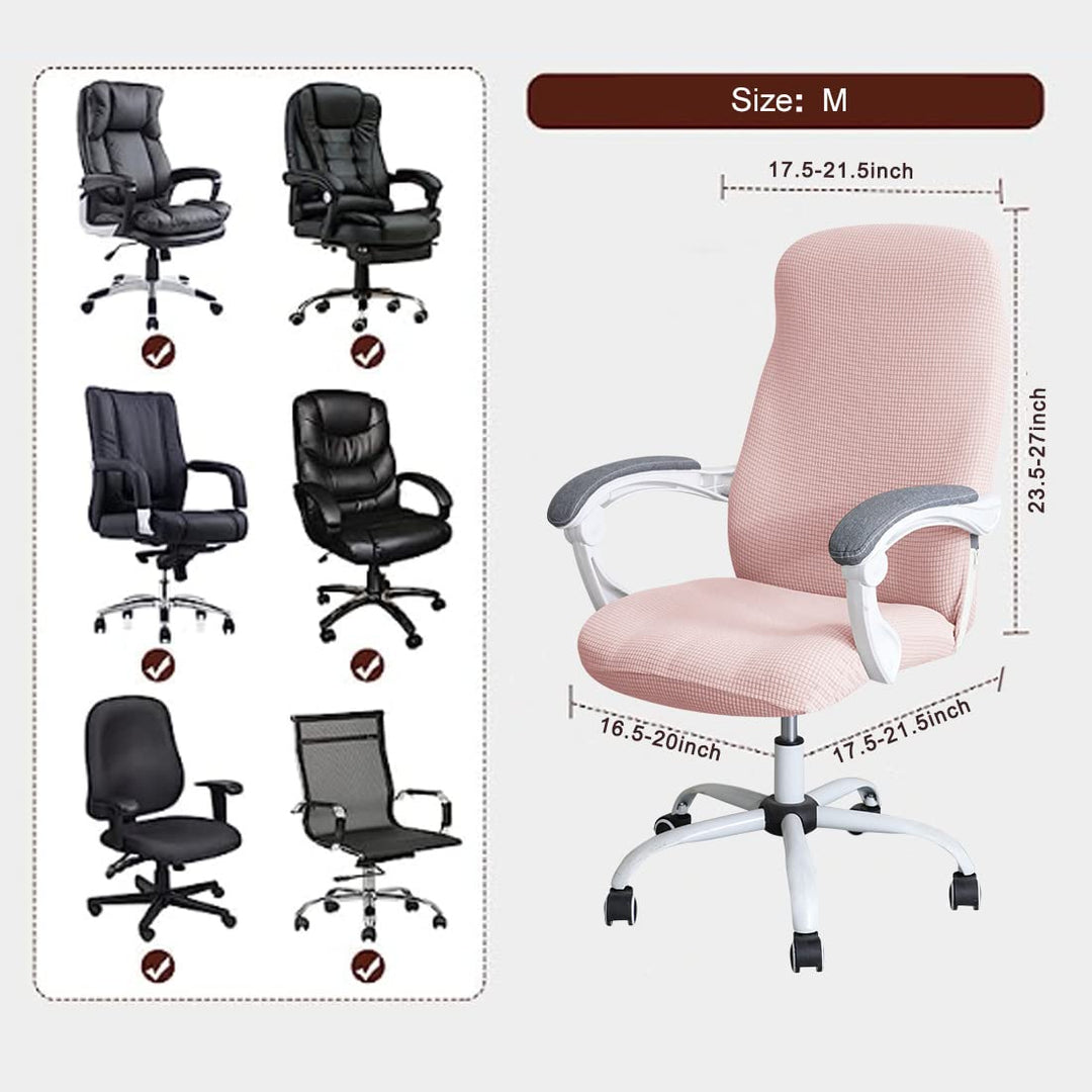 FORCHEER Office Chair Cover Water Resistant Pink Stretc