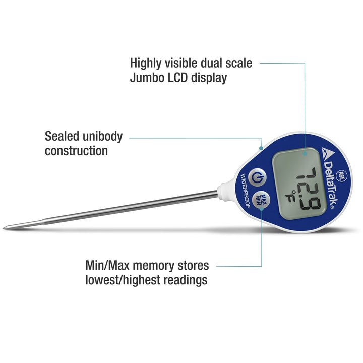 11050 Professional Digital Meat Thermometer for Kitchen Waterproof Lollipop Thermometer NSF Certified