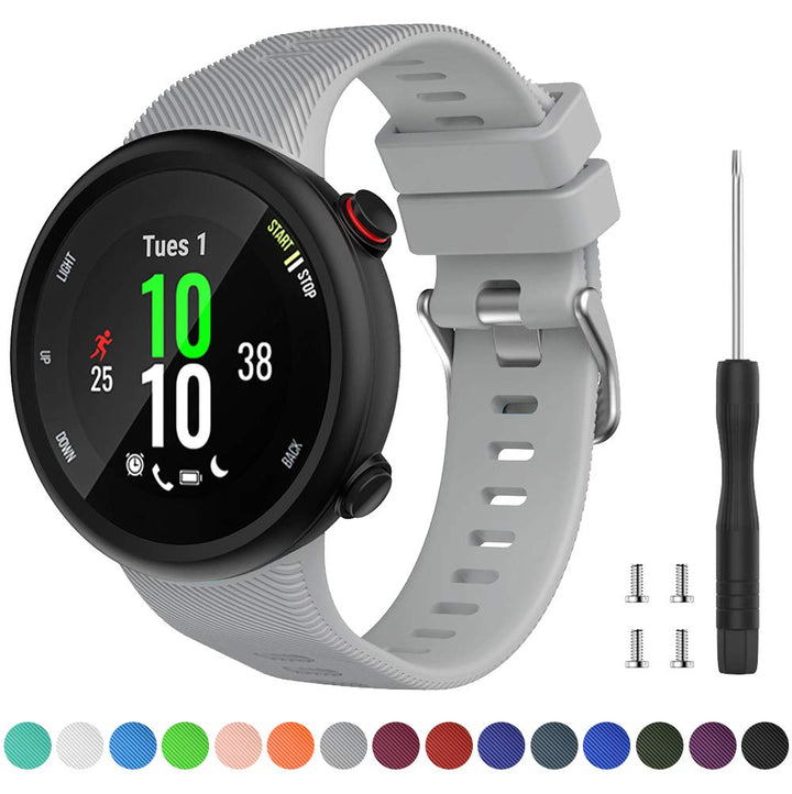 Compatible with Garmin Forerunner 45 band, Soft Silicone Sport Replacement Watch Band, Fitness Strap Bracelet Wristband for Garmin Forerunner 45 Smartwatch