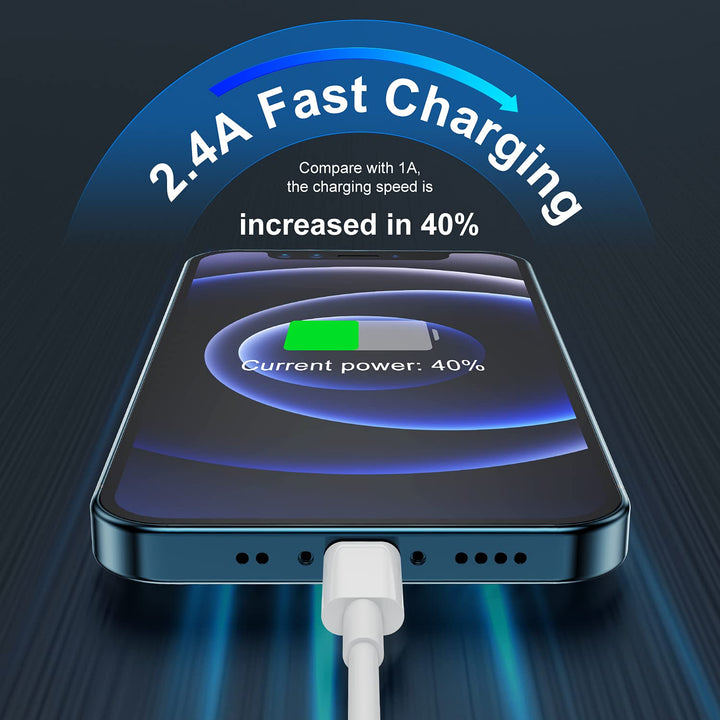 10ft Apple Charger Cable, Long Apple Lightning to USB Cable 10 Feet,Fast iPhone Charging Cord 10 Foot for Apple iPhone 14 Pro Max/14 Plus/14/13/12/11 Pro/11/XS MAX/XR/8/7/6s/6/5S/SE iPad Original