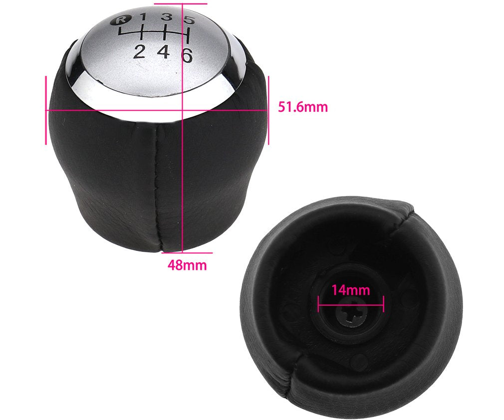6 Speed Manual Gear Shift Knob Shifter Compatible with Toyota Corolla 1.8MT 2007-2013