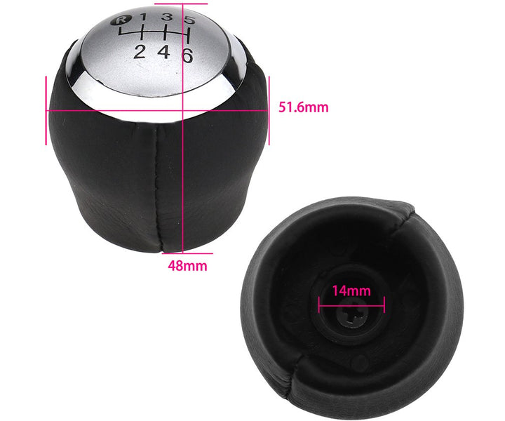 6 Speed Manual Gear Shift Knob Shifter Compatible with Toyota Corolla 1.8MT 2007-2013