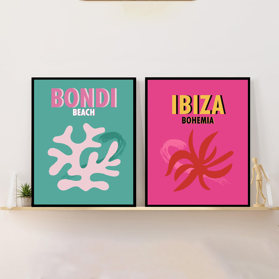 W.O.W.A- Set of 6 Preppy Room Decor Aesthetic | Preppy Decor | Preppy Stuff | Preppy Things (8x10, UNFRAMED)