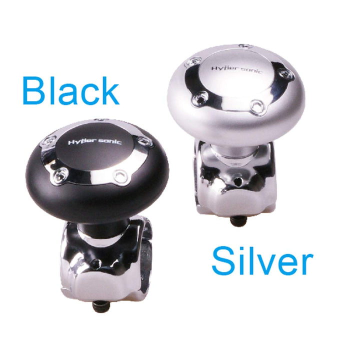 Vehicle Power Handle Car Steering Wheel Spinner Accessory Knob Universal Fit for Car (black)