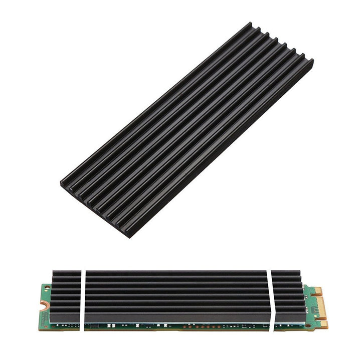 Aluminum PS5 Heatsinks for PCIe NVMe M.2 2280 SSD with Silicone Thermal Pad, DIY Laptop PC Memory Cooling Fin Radiation Dissipate (Ordinary Edition)