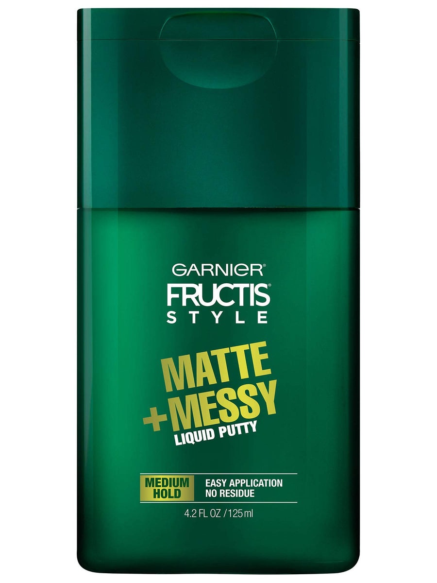 Fructis Style Matte & Messy Liquid Hair Putty for Men, 4.2 Ounce